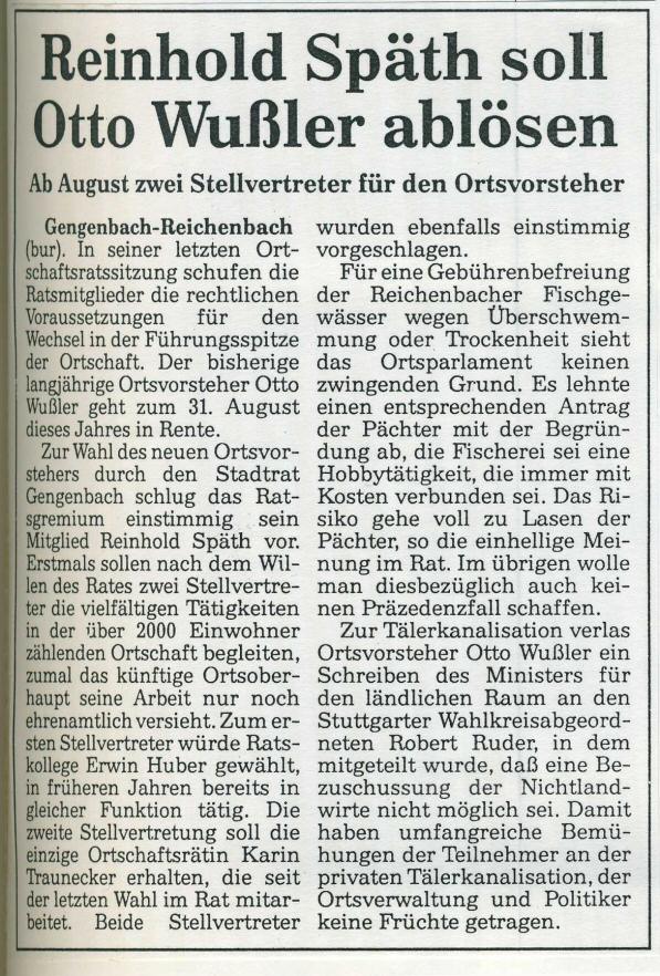 Zeitungsartikel