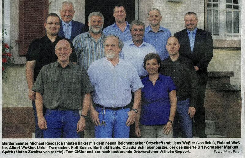 Neuer Reichenbacher Ortschaftsrat